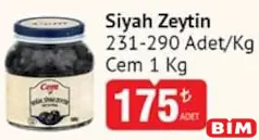 CEM SİYAH ZEYTİN 1 KG
